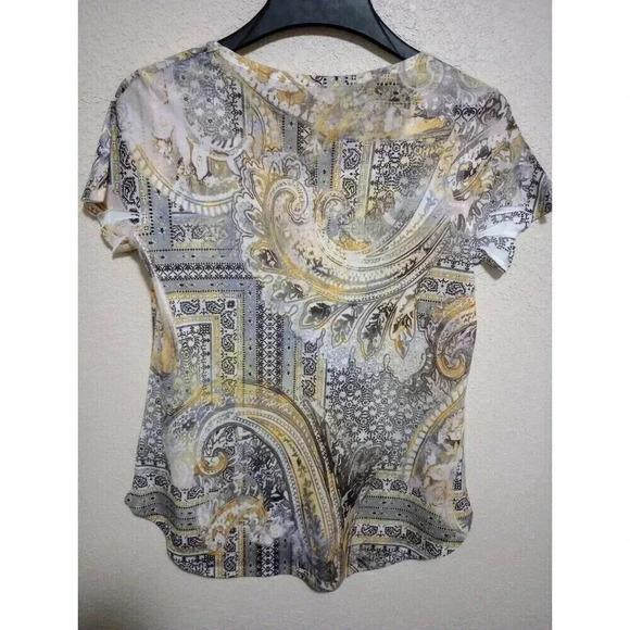 Style & Co Short Sleeve V Neck Shirts Lot Of 3 Shirts Size Small - Picture 5 of 9